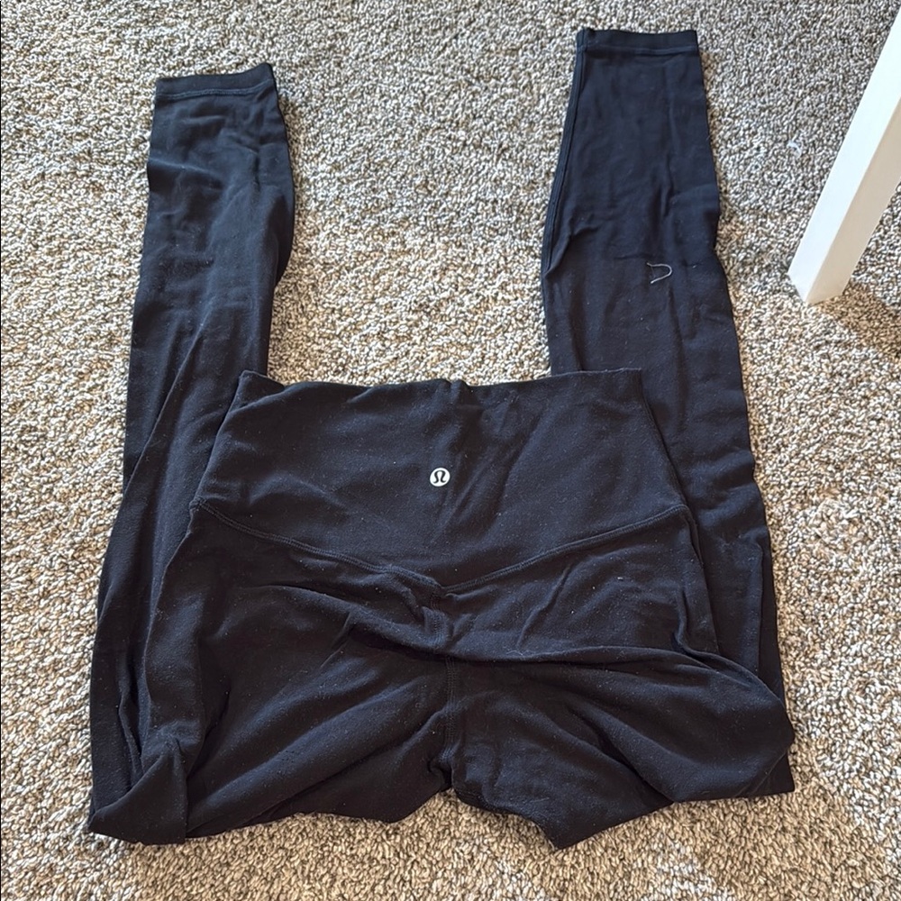 Lululemon Athletica Black High-Rise Leggings